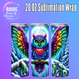 Owl 20 OZ Sublimation Transfer