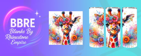 Girraffe 20 OZ Sublimation Print