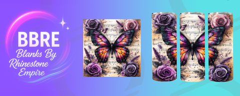 Butterfly 20 OZ Sublimation Print