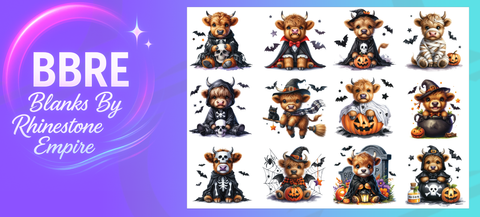 Halloween UV-DTF Element Sheet