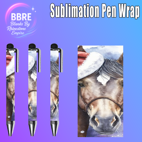 Christmas Sublimation Pen Wrap