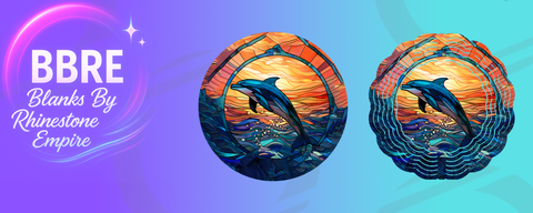 Dolphin Sublimation Wind Spinners