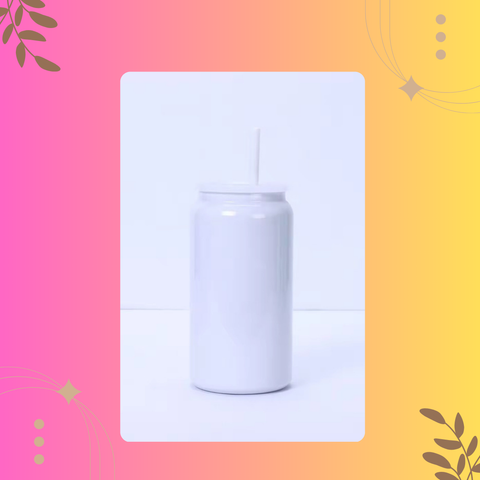 Experience exceptional durability and style with this 16oz Sublimation Gloss White Stainless Steel Tumbler. Designed for vibrant, long-lasting sublimation prints, it keeps your drinks at the perfect temperature while offering a sleek, glossy finish. The included straw adds convenience, making it ideal for on-the-go hydration. Elevate your drinkware collection with this high-quality tumbler that combines functionality and eye-catching design.