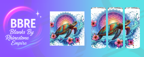 Turtle 20 OZ Sublimation Print