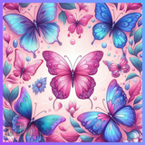 Flower And Butterfly 20 OZ Wrap