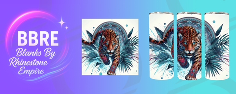 Tiger 20 OZ Sublimation Print