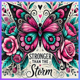 Floral Butterflies 20 OZ Wrap