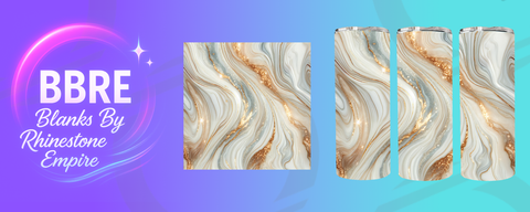 Marble 15 OZ Sublimation Print