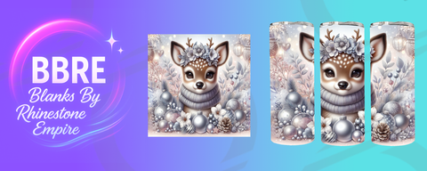 Deer 20 OZ Sublimation Print