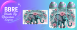 Elephant 24 OZ Sublimation Water Bottle Wrap