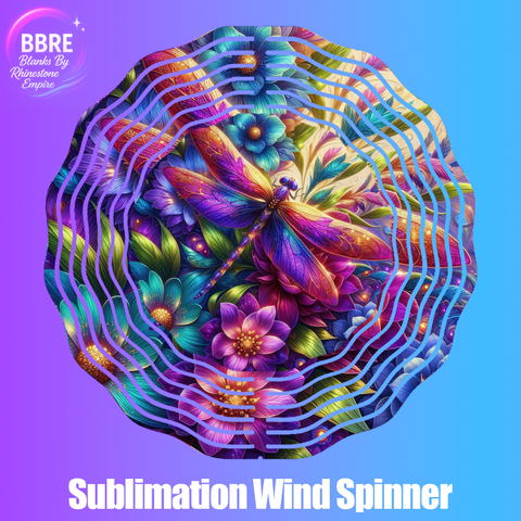 Dragonfly Sublimation Wind Spinners