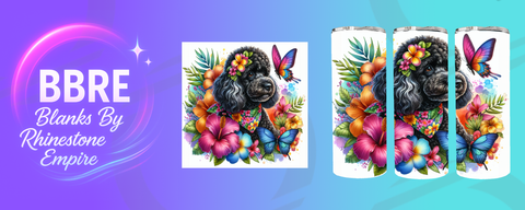 Poodle 20 OZ Sublimation Print