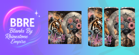 Tiger 20 OZ Sublimation Print