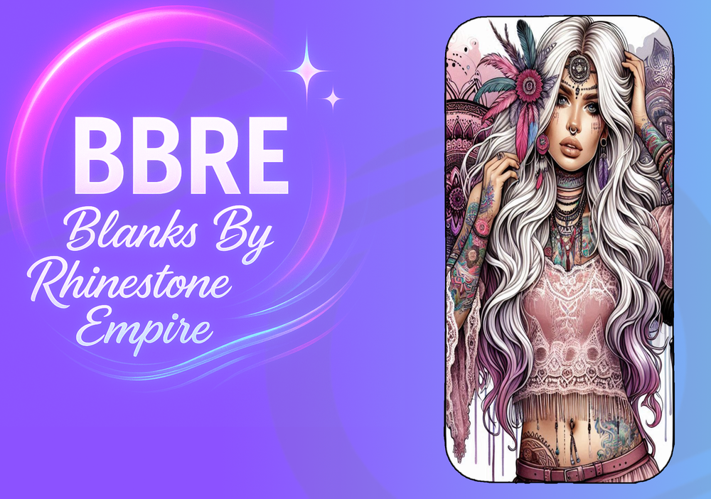 Tattoo Girl Sublimation Phone Wrap