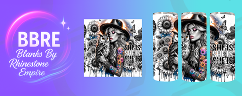 Tattoo Girl 15 OZ Sublimation Print
