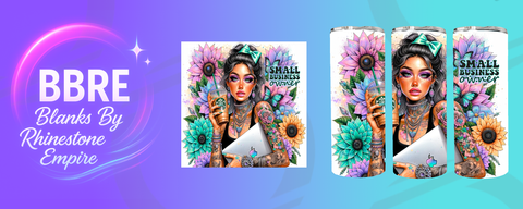 Tattoo Girl 15 OZ Sublimation Print