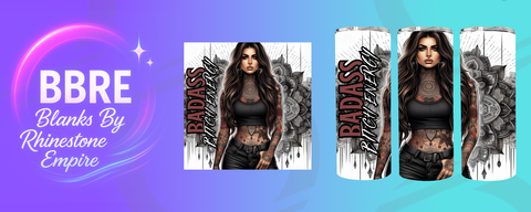 Tattoo Girl 15 OZ Sublimation Print