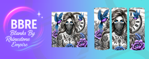 Tattoo Girl 15 OZ Sublimation Print