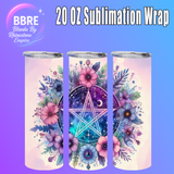 Butterfly 20 OZ Sublimation Transfer