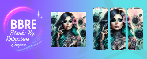 Tattoo Girl 15 OZ Sublimation Print