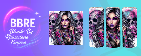 Tattoo Girl 15 OZ Sublimation Print
