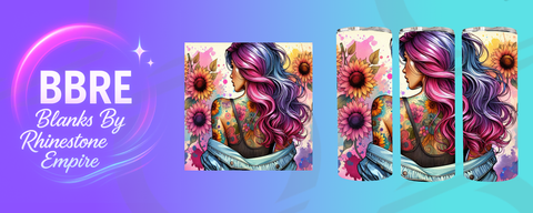 Tattoo Girl 15 OZ Sublimation Print