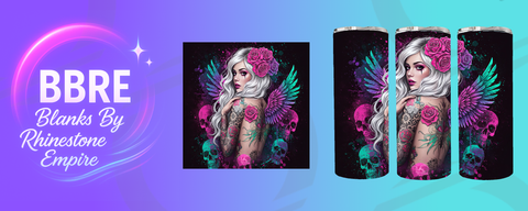 Tattoo Girl 15 OZ Sublimation Print