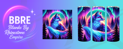 Fox 20 OZ Sublimation Print
