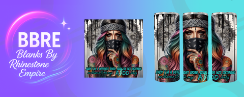 Tattoo Girl 15 OZ Sublimation Print