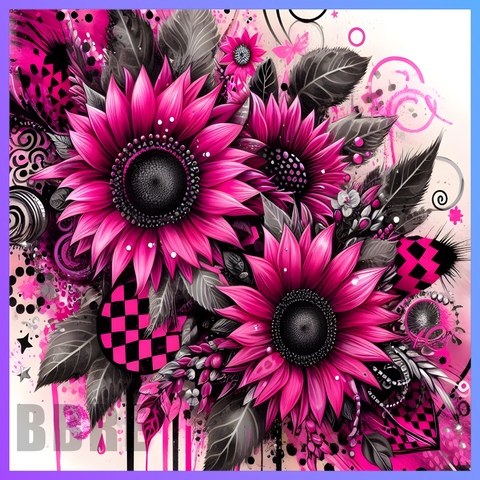 Floral Butterflies 20 OZ Wrap