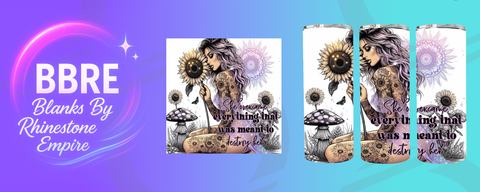 Tattoo Girl 15 OZ Sublimation Print