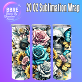 Butterfly 20 OZ Sublimation Transfer