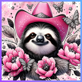 Pink Sloth 20 OZ Wrap