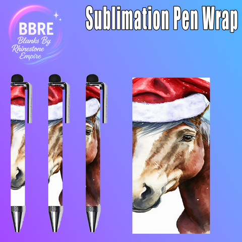 Christmas Sublimation Pen Wrap