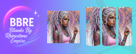 Tattoo Girl 15 OZ Sublimation Print