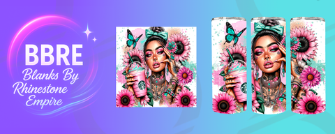 Tattoo Girl 15 OZ Sublimation Print