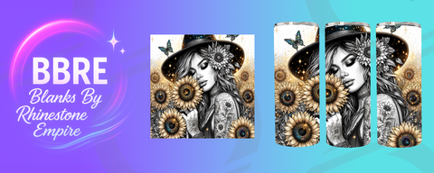 Tattoo Girl 20 OZ Sublimation Print