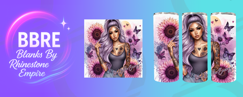 Tattoo Girl 15 OZ Sublimation Print