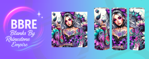Tattoo Girl 15 OZ Sublimation Print