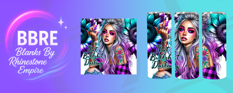 Tattoo Girl 20 OZ Sublimation Print