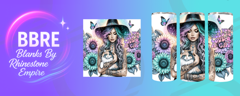 Tattoo Girl 20 OZ Sublimation Print
