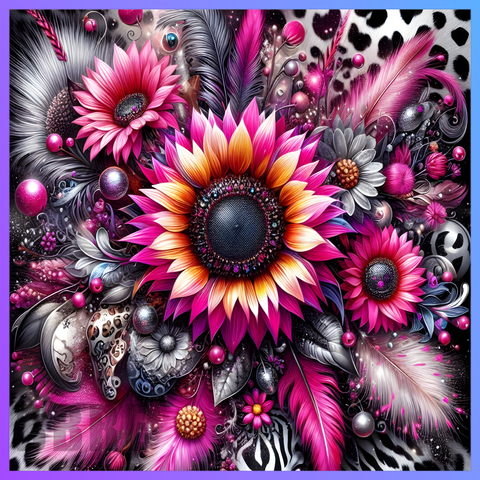 Floral Butterflies 20 OZ Wrap