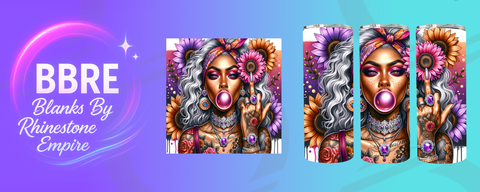 Tattoo Girl 20 OZ Sublimation Print