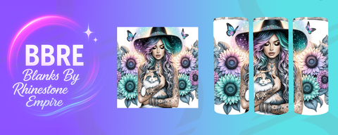 Tattoo Girl 15 OZ Sublimation Print