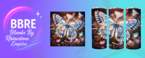 Butterfly 20 OZ Sublimation Print