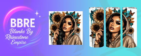 Tattoo Girl 20 OZ Sublimation Print