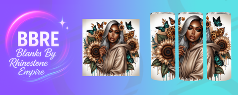 Tattoo Girl 20 OZ Sublimation Print
