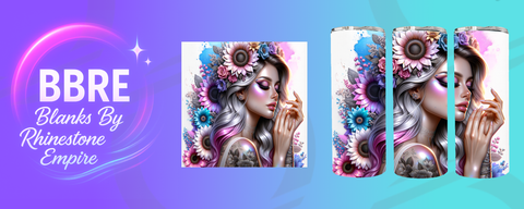 Tattoo Girl 20 OZ Sublimation Print
