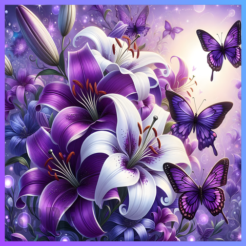 Flower And Butterfly 20 OZ Wrap