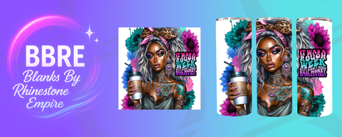 Tattoo Girl 20 OZ Sublimation Print